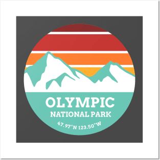 Olympic National Park Retro Posters and Art